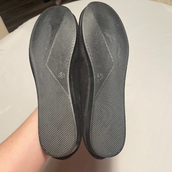 Black Rhinestone Flats - Picture 4 of 4